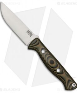 Bark River Gunny Bravo Fixed Blade Knife Tan Camo G-10 (3.75" A2 Satin)