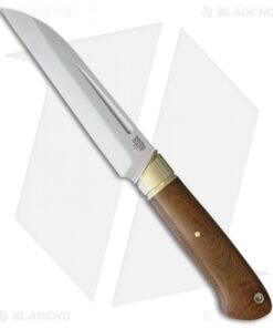 Bark River Hauk Fixed Blade Knife Natural Canvas Micarta (5.75" Satin)