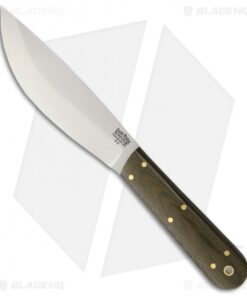 Bark River Hudson Bay Trade Fixed Blade Knife Green Micarta (5.5" A-2)