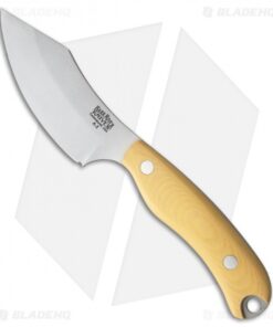 Bark River JX6 Companion Fixed Blade Knife Antique Ivory Micarta (3.675" Satin)