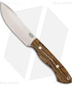 Bark River Kalahari Hunter Fixed Blade Knife Bocote Wood (4.5" Satin)