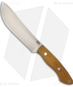 Bark River Kalahari II Fixed Blade Knife Natural Canvas Micarta (6.875" Satin)