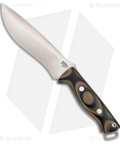 Bark River Knives Bravo Strike Force Knife Tan Camo G-10 (6.75" Satin)