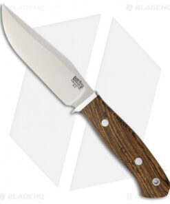 Bark River Matterhorn Fixed Blade Knife Bocote Wood (4.5" Satin)