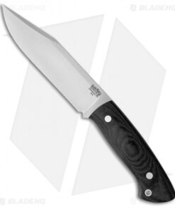 Bark River Ranch Hand Fixed Blade Knife Black Canvas Micarta (5.5" Satin)