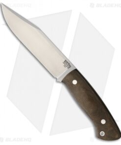 Bark River Ranch Hand Fixed Blade Knife Green Canvas Micarta (5.5" Satin)