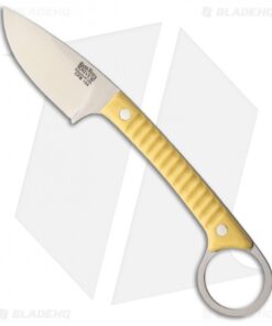 Bark River Ringtail Fixed Blade Knife Antique Ivory Micarta (2.5" Satin)