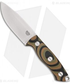 Bark River STS-3 Fixed Blade Knife Tab Camo G-10 (3.875" Satin)