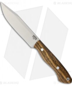 Bark River Sahara Hunter Fixed Blade Knife Bocote Wood (5" Satin)