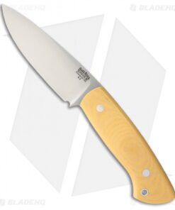 Bark River Santos Fixed Blade Knife Antique Ivory Micarta (4.125" Satin)
