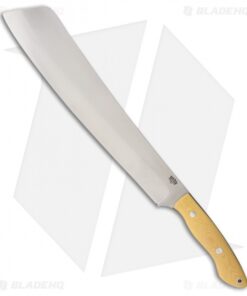 Bark River Senegal Fixed Blade Knife Antique Ivory Micarta (14" Satin)