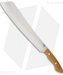 Bark River Senegal Fixed Blade Knife Natural Canvas Micarta (14" Satin)