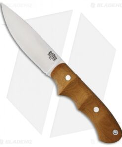 Bark River Trakker Companion Fixed Blade Natural Canvas Micarta (4.125" Satin)