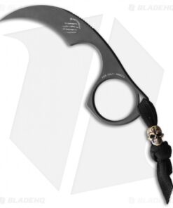 Bastinelli Creations Diagnostic Karambit Knife w/Lanyard (3.75" PVD)