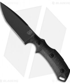 Bastinelli Creations RED V2 Fixed Blade Knife 3D Carbon Fiber (4" Black)