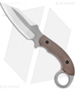 Bat Cave Blades Karambat #24 Fixed Blade Knife Titanium (4.25" Satin/Bead Blast)