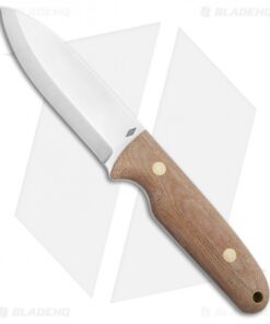 Battle Horse Knives Salt Fork Fixed Blade Knife Natural Micarta (4.2" Satin) BHK