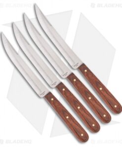 Bear & Son 4-Piece 5" Steak Knife Set Rosewood - 2STKR