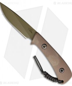 Behring Made Technical Duke Fixed Blade Knife Coyote G-10 (3" OD Cerakote)