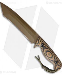 Behring Made Technical Bushido Fixed Blade Knife Camo G-10 (6.75" Brown)