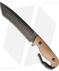 Behring Made Technical Bushido Fixed Blade Knife Coyote G-10 (6.75" Blued)