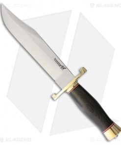 BlackJack Classic Model 129 Bowie Fixed Blade Knife Black Micarta (9.25" Satin)