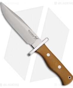 BlackJack Knives Model 13 Halo Attack Knife Natural Micarta (5.5" Satin)