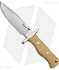 BlackJack Knives Model 13 Halo Attack Knife Antique Ivory Micarta (5.5" Satin)