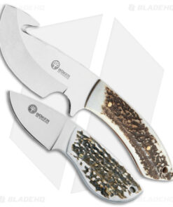 Boker Arbolito Guides Combo Fixed Blade Knife Set Stag (Bohler N695)