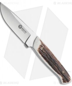 Boker Arbolito Stag Hunter Fixed Blade Knife Stag (3.5" Satin) 02BA319H