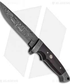Boker 150th Anniversary Integral Fixed Blade Knife Chestnut (4.6" Damascus)