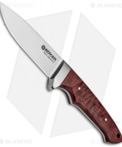 Boker Integral 2.0 Fixed Blade Knife Curly Birch Wood (4" Satin)
