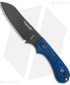 Bradford Guardian3 Sheepsfoot Fixed Blade Knife 3D Black/Blue G-10 (3.5" DLC M4)