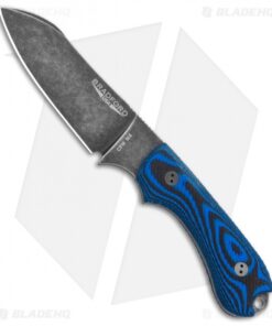 Bradford Guardian3 Sheepsfoot Fixed Blade Knife 3D Black/Blue (3.5" Nimbus M4)