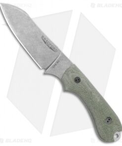Bradford Guardian3 Sheepsfoot Fixed Blade Knife 3D Green Micarta (3.5" SW M4)