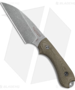 Bradford Knives Guardian3 Wharncliffe Knife 3D OD Green Micarta (3.625" SW)