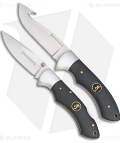 Browning Hunter Duo Gut Hook and Lockback Black Wood (Satin)