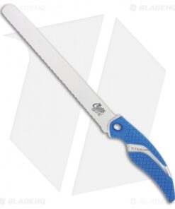 Camillus Cuda Chunk Fixed Blade Knife Blue (8.375" Bead Blast) 18830