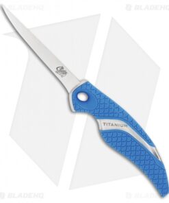 Camillus Cuda Slim Fillet Fixed Blade Knife Blue (4.25" Bead Blast) 18853