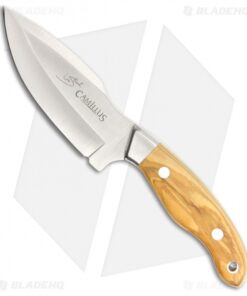 Camillus Les Stroud Coraje Ergo Hunter Fixed Blade Knife Olive Wood (4.5" Satin)