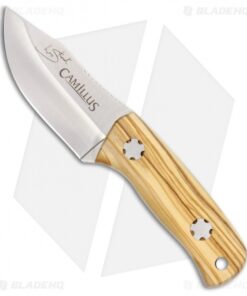Camillus Les Stroud Valiente Fixed Blade Knife Olive Wood (4" Satin) 19110