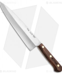Case Cutlery Chef's Fixed Blade Knife Walnut (8" Satin) 07316