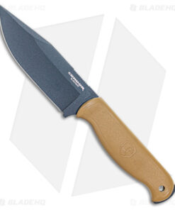Condor Fighter Knife Fixed Blade Knife HIP Brown (4.9" Black)