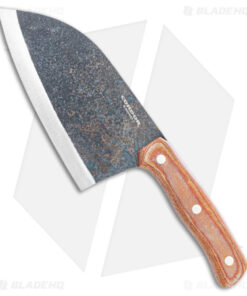 Condor Serbian Kuvar Cleaver Fixed Blade Knife Natural Micarta (6.2" Natural)