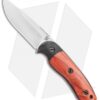 Dark Timber Knives Bushy Knife Black Micarta / Red Rustic Maple (4" Satin)