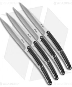 Deejo 9" Steak Knives w/ Paperstone Handles - Set of 4