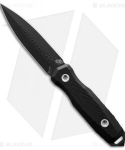 EOS Mini Thresher Blackout Fixed Blade Knife Black (3.6" Black)