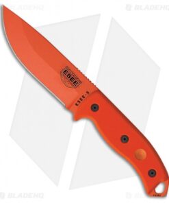ESEE-5 Survival Fixed Blade Knife w/ Sheath (5.25" Orange) ESEE-5P OR