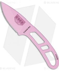 ESEE Candiru Fixed Blade Neck Knife Kit w/Extras (2" Pink)