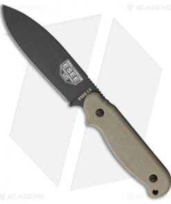 ESEE Laser Strike Knife Fixed Survival Blade w/ Fire Starter (5" Gray) LS-P-TG